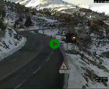 <h2>Webcam au carrefour de la croisade, à la jonction entre la N22 et la N320, avant le poste de douane franco-andorrane. Webcam à 1790 mètres d'altitude</h2>
