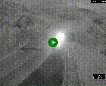 <h2>Webcam au carrefour de la croisade, à la jonction entre la N22 et la N320, avant le poste de douane franco-andorrane. Webcam à 1790 mètres d'altitude</h2>