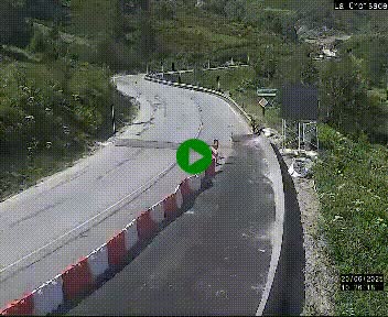 <h2>Webcam au carrefour de la croisade, à la jonction entre la N22 et la N320, avant le poste de douane franco-andorrane. Webcam à 1790 mètres d'altitude</h2>