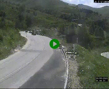 <h2>Webcam au carrefour de la croisade, à la jonction entre la N22 et la N320, avant le poste de douane franco-andorrane. Webcam à 1790 mètres d'altitude</h2>