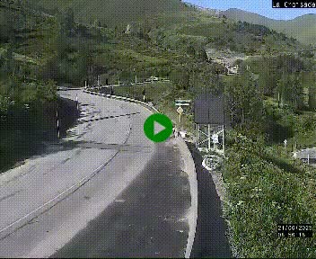 <h2>Webcam au carrefour de la croisade, à la jonction entre la N22 et la N320, avant le poste de douane franco-andorrane. Webcam à 1790 mètres d'altitude</h2>