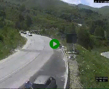 <h2>Webcam au carrefour de la croisade, à la jonction entre la N22 et la N320, avant le poste de douane franco-andorrane. Webcam à 1790 mètres d'altitude</h2>