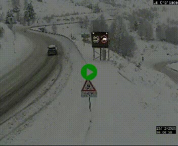 <h2>Webcam au carrefour de la croisade, à la jonction entre la N22 et la N320, avant le poste de douane franco-andorrane. Webcam à 1790 mètres d'altitude</h2>
