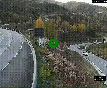 <h2>Webcam au carrefour de la croisade, à la jonction entre la N22 et la N320, avant le poste de douane franco-andorrane. Webcam à 1790 mètres d'altitude</h2>