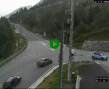 <h2>Webcam au carrefour de la croisade, à la jonction entre la N22 et la N320, avant le poste de douane franco-andorrane. Webcam à 1790 mètres d'altitude</h2>