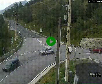 <h2>Webcam au carrefour de la croisade, à la jonction entre la N22 et la N320, avant le poste de douane franco-andorrane. Webcam à 1790 mètres d'altitude</h2>