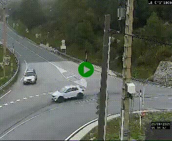 <h2>Webcam au carrefour de la croisade, à la jonction entre la N22 et la N320, avant le poste de douane franco-andorrane. Webcam à 1790 mètres d'altitude</h2>