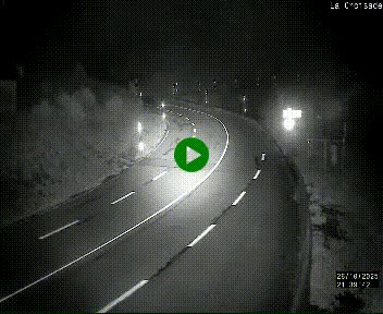<h2>Webcam au carrefour de la croisade, à la jonction entre la N22 et la N320, avant le poste de douane franco-andorrane. Webcam à 1790 mètres d'altitude</h2>