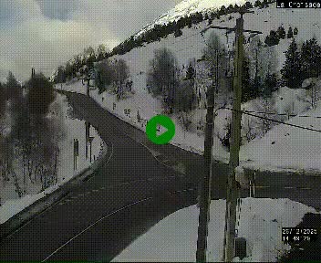 <h2>Webcam au carrefour de la croisade, à la jonction entre la N22 et la N320, avant le poste de douane franco-andorrane. Webcam à 1790 mètres d'altitude</h2>