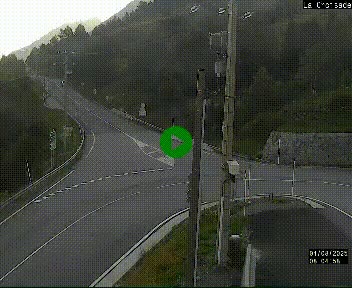 <h2>Webcam au carrefour de la croisade, à la jonction entre la N22 et la N320, avant le poste de douane franco-andorrane. Webcam à 1790 mètres d'altitude</h2>