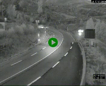 <h2>Webcam au carrefour de la croisade, à la jonction entre la N22 et la N320, avant le poste de douane franco-andorrane. Webcam à 1790 mètres d'altitude</h2>