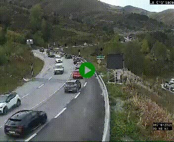 <h2>Webcam au carrefour de la croisade, à la jonction entre la N22 et la N320, avant le poste de douane franco-andorrane. Webcam à 1790 mètres d'altitude</h2>