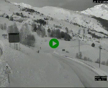 <h2>Webcam au carrefour de la croisade, à la jonction entre la N22 et la N320, avant le poste de douane franco-andorrane. Webcam à 1790 mètres d'altitude</h2>