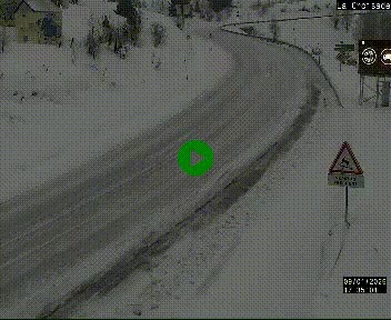 <h2>Webcam au carrefour de la croisade, à la jonction entre la N22 et la N320, avant le poste de douane franco-andorrane. Webcam à 1790 mètres d'altitude</h2>