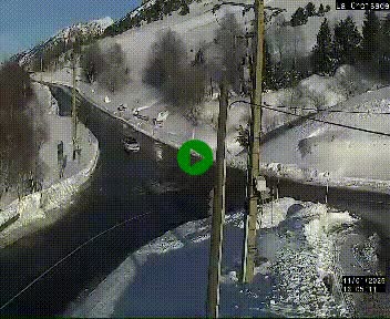 <h2>Webcam au carrefour de la croisade, à la jonction entre la N22 et la N320, avant le poste de douane franco-andorrane. Webcam à 1790 mètres d'altitude</h2>