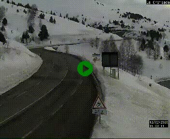 <h2>Webcam au carrefour de la croisade, à la jonction entre la N22 et la N320, avant le poste de douane franco-andorrane. Webcam à 1790 mètres d'altitude</h2>