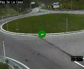 <h2>Webcam sur la N22 au niveau du poste frontière entre la France et Andorre à proximité de Pas de la Case à plus de 2000 mètres d'altitude</h2>