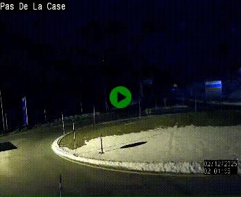 <h2>Webcam sur la N22 au niveau du poste frontière entre la France et Andorre à proximité de Pas de la Case à plus de 2000 mètres d'altitude</h2>