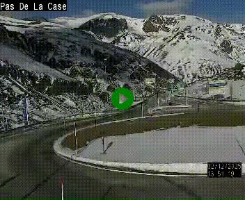 <h2>Webcam sur la N22 au niveau du poste frontière entre la France et Andorre à proximité de Pas de la Case à plus de 2000 mètres d'altitude</h2>