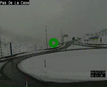 <h2>Webcam sur la N22 au niveau du poste frontière entre la France et Andorre à proximité de Pas de la Case à plus de 2000 mètres d'altitude</h2>