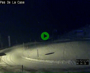 <h2>Webcam sur la N22 au niveau du poste frontière entre la France et Andorre à proximité de Pas de la Case à plus de 2000 mètres d'altitude</h2>