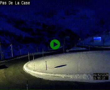 <h2>Webcam sur la N22 au niveau du poste frontière entre la France et Andorre à proximité de Pas de la Case à plus de 2000 mètres d'altitude</h2>
