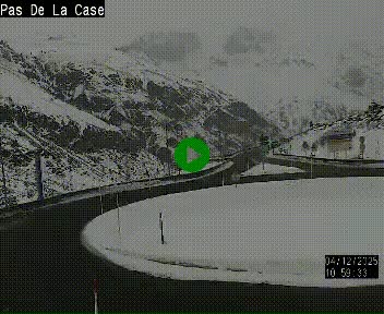<h2>Webcam sur la N22 au niveau du poste frontière entre la France et Andorre à proximité de Pas de la Case à plus de 2000 mètres d'altitude</h2>