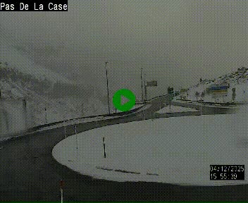 <h2>Webcam sur la N22 au niveau du poste frontière entre la France et Andorre à proximité de Pas de la Case à plus de 2000 mètres d'altitude</h2>