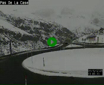 <h2>Webcam sur la N22 au niveau du poste frontière entre la France et Andorre à proximité de Pas de la Case à plus de 2000 mètres d'altitude</h2>