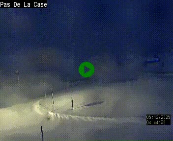 <h2>Webcam sur la N22 au niveau du poste frontière entre la France et Andorre à proximité de Pas de la Case à plus de 2000 mètres d'altitude</h2>