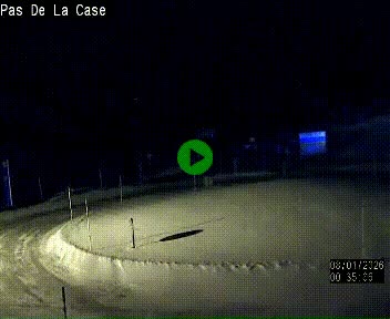 <h2>Webcam sur la N22 au niveau du poste frontière entre la France et Andorre à proximité de Pas de la Case à plus de 2000 mètres d'altitude</h2>