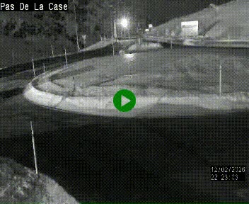 <h2>Webcam sur la N22 au niveau du poste frontière entre la France et Andorre à proximité de Pas de la Case à plus de 2000 mètres d'altitude</h2>