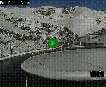 <h2>Webcam sur la N22 au niveau du poste frontière entre la France et Andorre à proximité de Pas de la Case à plus de 2000 mètres d'altitude</h2>