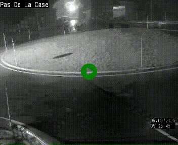 <h2>Webcam sur la N22 au niveau du poste frontière entre la France et Andorre à proximité de Pas de la Case à plus de 2000 mètres d'altitude</h2>