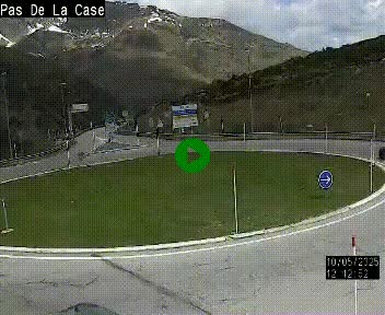 <h2>Webcam sur la N22 au niveau du poste frontière entre la France et Andorre à proximité de Pas de la Case à plus de 2000 mètres d'altitude</h2>
