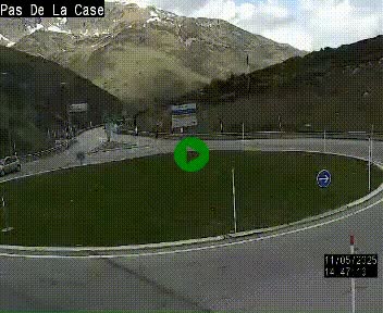 <h2>Webcam sur la N22 au niveau du poste frontière entre la France et Andorre à proximité de Pas de la Case à plus de 2000 mètres d'altitude</h2>