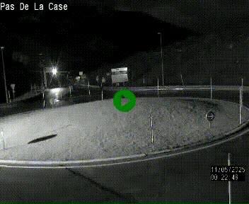 <h2>Webcam sur la N22 au niveau du poste frontière entre la France et Andorre à proximité de Pas de la Case à plus de 2000 mètres d'altitude</h2>