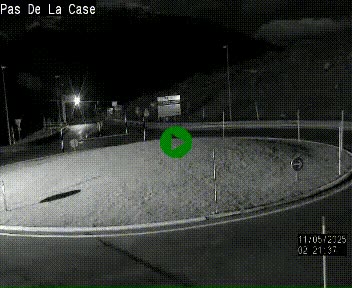 <h2>Webcam sur la N22 au niveau du poste frontière entre la France et Andorre à proximité de Pas de la Case à plus de 2000 mètres d'altitude</h2>