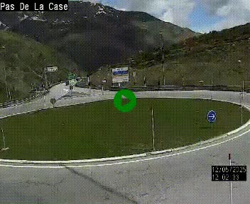 <h2>Webcam sur la N22 au niveau du poste frontière entre la France et Andorre à proximité de Pas de la Case à plus de 2000 mètres d'altitude</h2>