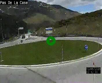 <h2>Webcam sur la N22 au niveau du poste frontière entre la France et Andorre à proximité de Pas de la Case à plus de 2000 mètres d'altitude</h2>