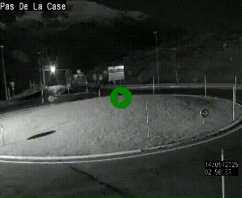 <h2>Webcam sur la N22 au niveau du poste frontière entre la France et Andorre à proximité de Pas de la Case à plus de 2000 mètres d'altitude</h2>