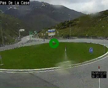 <h2>Webcam sur la N22 au niveau du poste frontière entre la France et Andorre à proximité de Pas de la Case à plus de 2000 mètres d'altitude</h2>