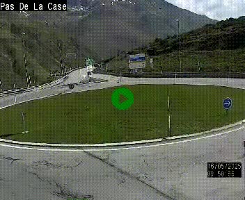<h2>Webcam sur la N22 au niveau du poste frontière entre la France et Andorre à proximité de Pas de la Case à plus de 2000 mètres d'altitude</h2>