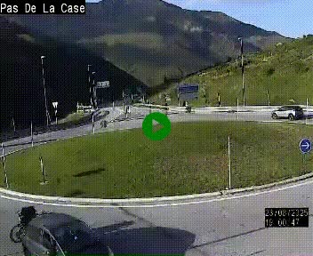 <h2>Webcam sur la N22 au niveau du poste frontière entre la France et Andorre à proximité de Pas de la Case à plus de 2000 mètres d'altitude</h2>
