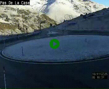 <h2>Webcam sur la N22 au niveau du poste frontière entre la France et Andorre à proximité de Pas de la Case à plus de 2000 mètres d'altitude</h2>