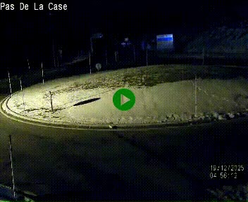 <h2>Webcam sur la N22 au niveau du poste frontière entre la France et Andorre à proximité de Pas de la Case à plus de 2000 mètres d'altitude</h2>