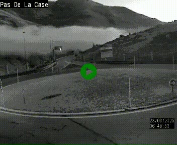 <h2>Webcam sur la N22 au niveau du poste frontière entre la France et Andorre à proximité de Pas de la Case à plus de 2000 mètres d'altitude</h2>