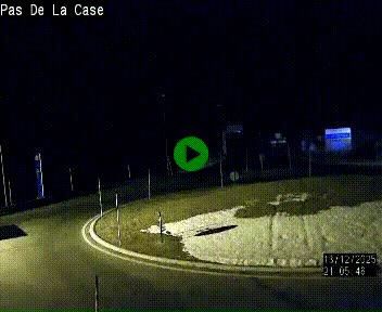 <h2>Webcam sur la N22 au niveau du poste frontière entre la France et Andorre à proximité de Pas de la Case à plus de 2000 mètres d'altitude</h2>