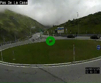 <h2>Webcam sur la N22 au niveau du poste frontière entre la France et Andorre à proximité de Pas de la Case à plus de 2000 mètres d'altitude</h2>
