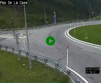 <h2>Webcam sur la N22 au niveau du poste frontière entre la France et Andorre à proximité de Pas de la Case à plus de 2000 mètres d'altitude</h2>
